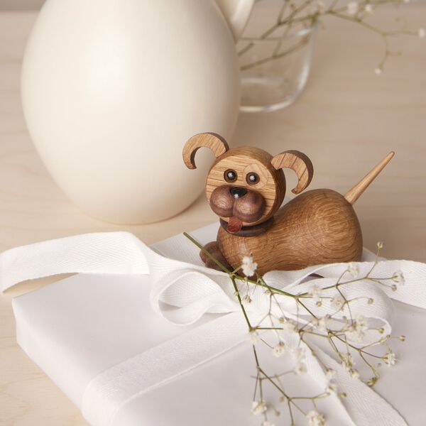 Hundvalpen Coco tr&auml;figur, Spring Copenhagen