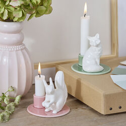 Sweet Stories Large Fox ljusstake, spruce, Dottir Nordic Design