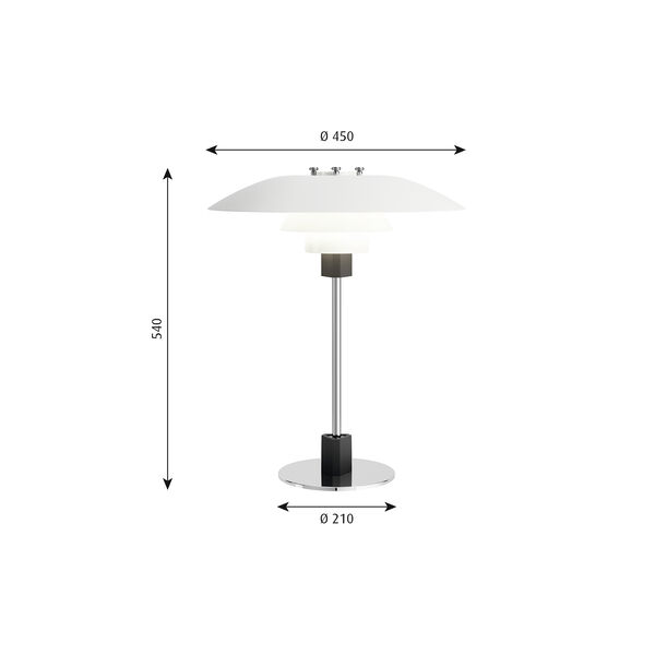 PH 4/3 bordslampa PH 4/3 bordslampa, Louis Poulsen