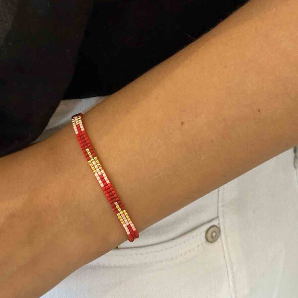 Mary armband, red, Nuni Copenhagen