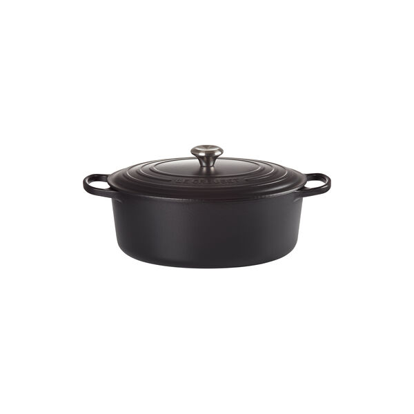 Signature oval gryta 6,3 L, matte black, Le Creuset