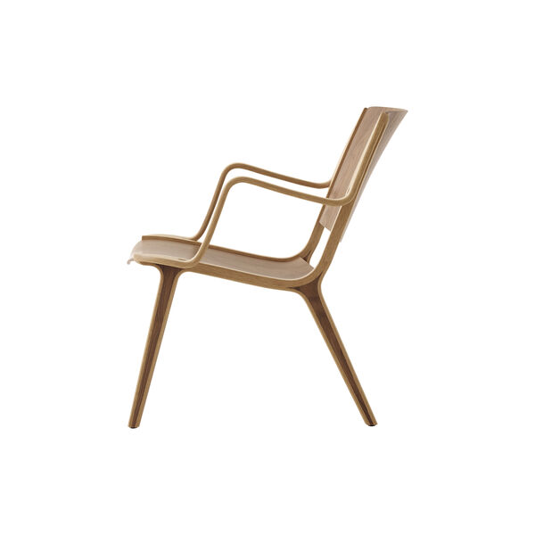 AX HM11 Lounge Chair, lacquered oak/walnut, &Tradition