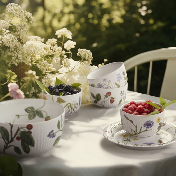 Hammersh&oslash;i Summer tallrik &Oslash; 22 cm, wild flowers, K&auml;hler