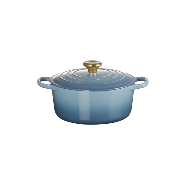 Signature rund gryta Ø 24 cm, chambray, Le Creuset