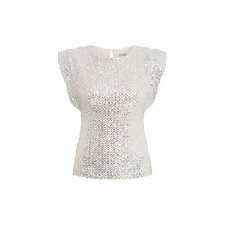 IHFAULA Top, frosted almond, ICHI