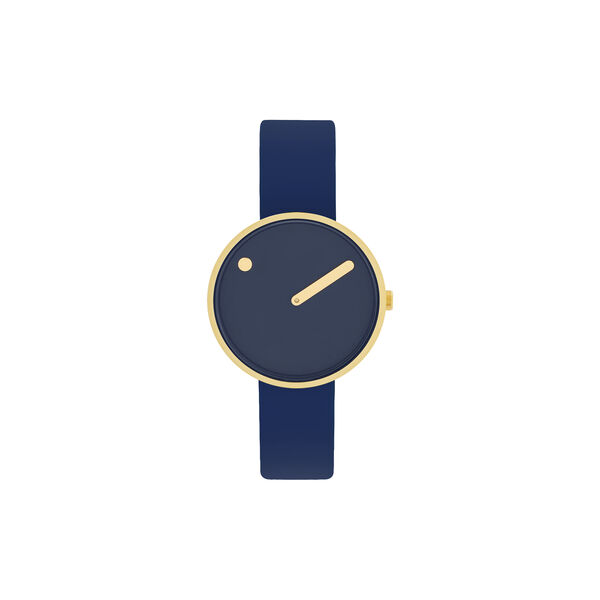 PICTO armbandsur, midnight blue/gold/midnight blue, PICTO