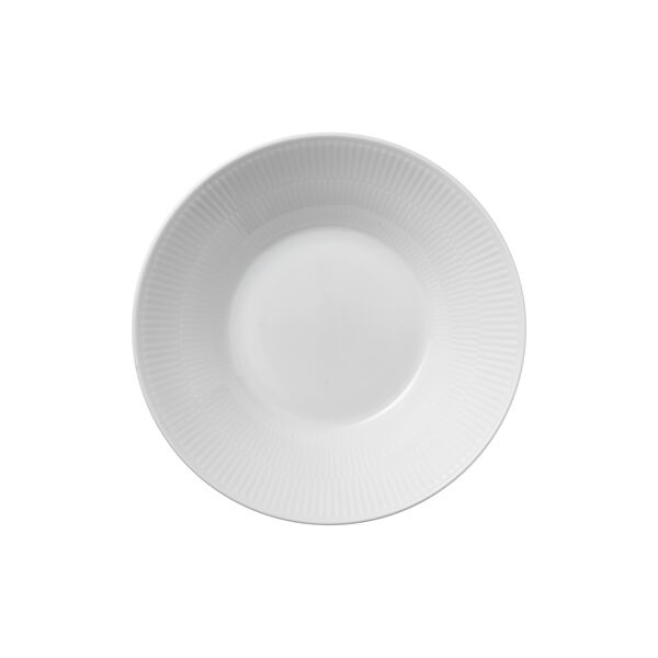White Fluted djup tallrik, 24 cm White Fluted djup tallrik, 24 cm, Royal Copenhagen