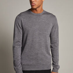 Margrate Pullover, med.grey melange Margrate Pullover, med.grey melange, Matinique