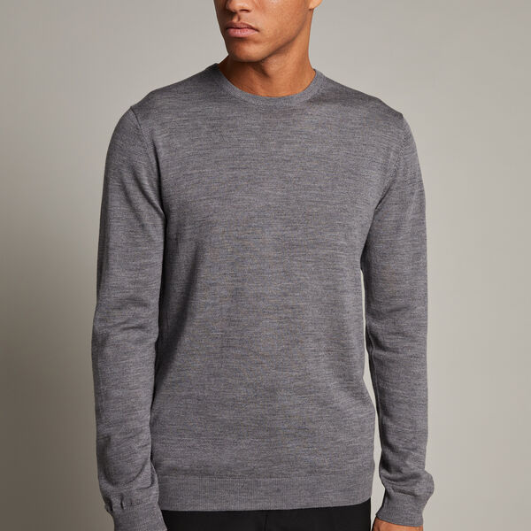 Margrate Pullover, med.grey melange Margrate Pullover, med.grey melange, Matinique