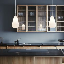 Anoli 1 Medium Pendant, nordic gold/opal, Nuura