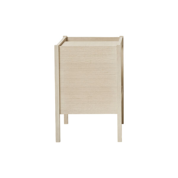 Journal Side Table, white oak, Form & Refine