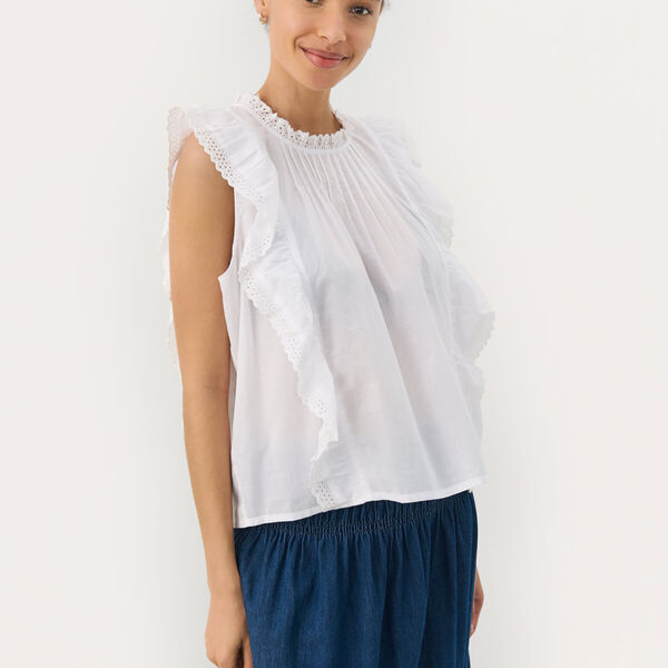TheanaPW Top, bright white TheanaPW Top, bright white, Part Two