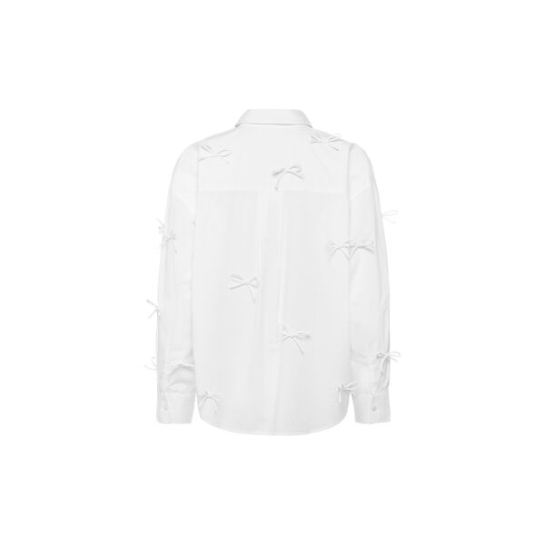 SLJoa Bow Shirt | Broken White | Skjorta, Soaked in Luxury