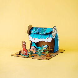 The Little Mermaid Wooden Toy | Seashell Shore, Crateit