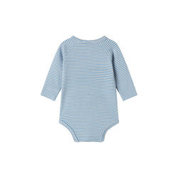 Bruno LS Bodysuit, blue stripe, MarMar Copenhagen