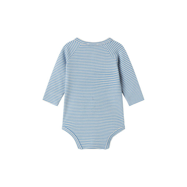 Bruno LS Bodysuit, blue stripe Bruno LS Bodysuit, blue stripe, MarMar Copenhagen