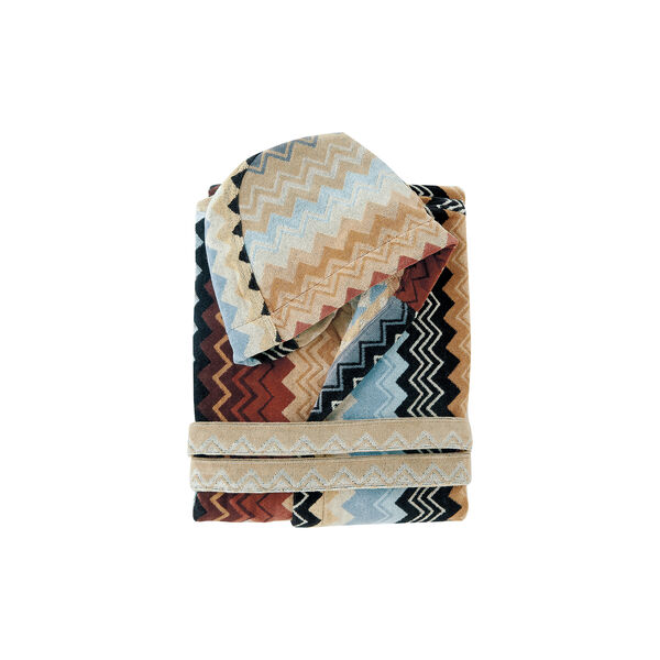 Giacomo Bathrobe, 160 black multi colour, MissoniHome