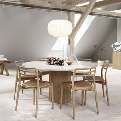 Vipp481 Cabin stol, ljus ek/sand, Vipp