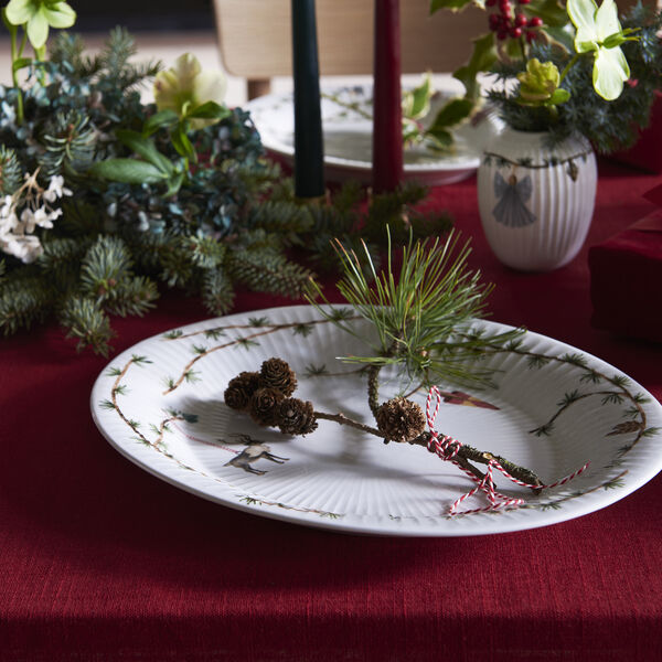 Hammersh&oslash;i Christmas ovalt fat, K&auml;hler