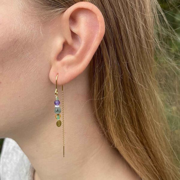 Sirene &Ouml;rh&auml;ngen, green, Nuni Copenhagen