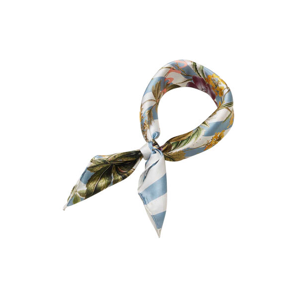 Striped Flower Meadow sidenscarf, Flora Danica Denmark