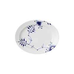 Blue Fluted Mega Oval Dish 30.5 cm, Royal Copenhagen