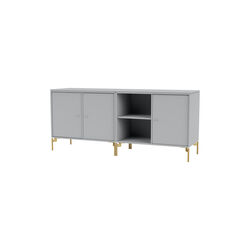 SAVE Lowboard with Brass Legs, 02 fjord, Montana Furniture