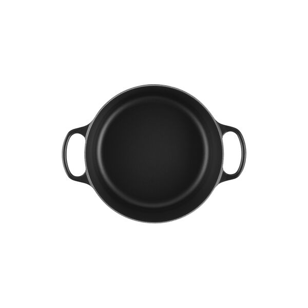 Signature gjutj&auml;rn rund gryta &Oslash; 24 cm, matte black, Le Creuset