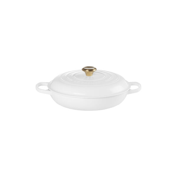 Signature gjutj&auml;rn buff&eacute;tgryta 30 cm, white, Le Creuset
