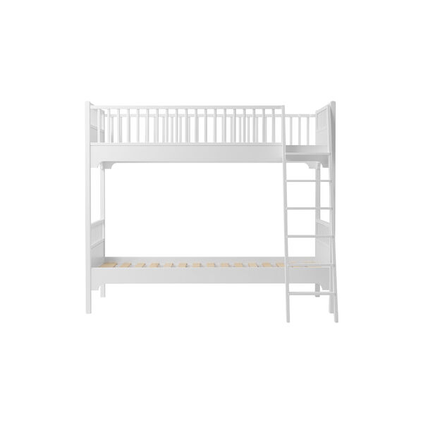 Seaside Classic Bunk Bed 90x200 cm with Slant Ladder Seaside Classic Bunk Bed 90x200 cm with Slant Ladder, Oliver Furniture