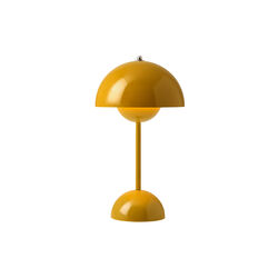 Flowerpot VP9 Portable Table Lamp, mustard, &Tradition