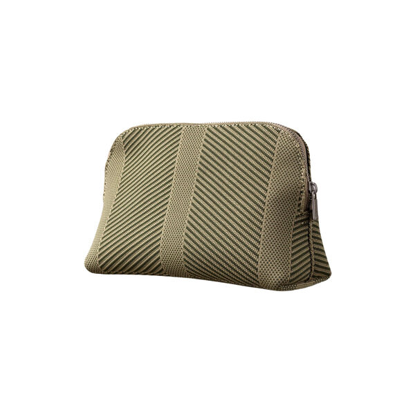 Knitted Makeup Bag, greige sphagnum, Ilse Jacobsen Hornb&aelig;k