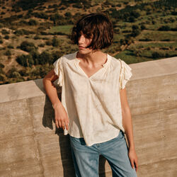 MMTea Vito Blouse, lemon icing, MOS MOSH