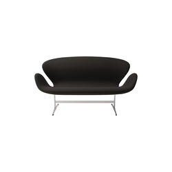 Svanen soffa™ 3321 2-sits soffa, svart Svanen soffa™ 3321 2-sits soffa, svart, Fritz Hansen