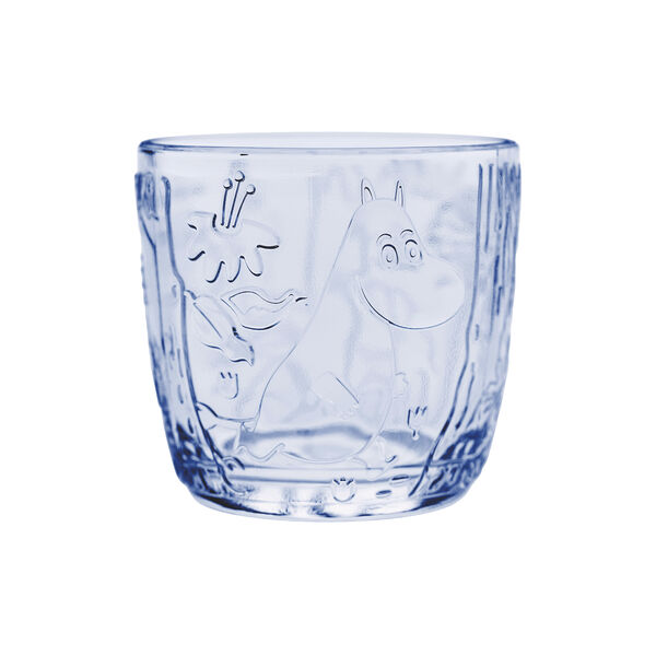 Mumin glas 2 st., aqua, Moomin Arabia
