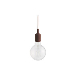 E27 Pendant Lamp, deep red, Muuto