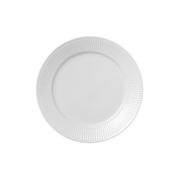 White Fluted tallrik, 27 cm White Fluted tallrik, 27 cm, Royal Copenhagen