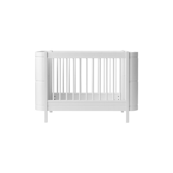 Wood Mini+ Cot Bed excl. Junior Kit 68x122 cm, white Wood Mini+ Cot Bed excl. Junior Kit 68x122 cm, white, Oliver Furniture