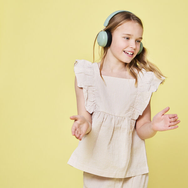 Buzz Safe Audio ANC headphones, dusty green, Kreafunk