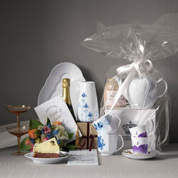 Flora kaffekopp, iris, Royal Copenhagen