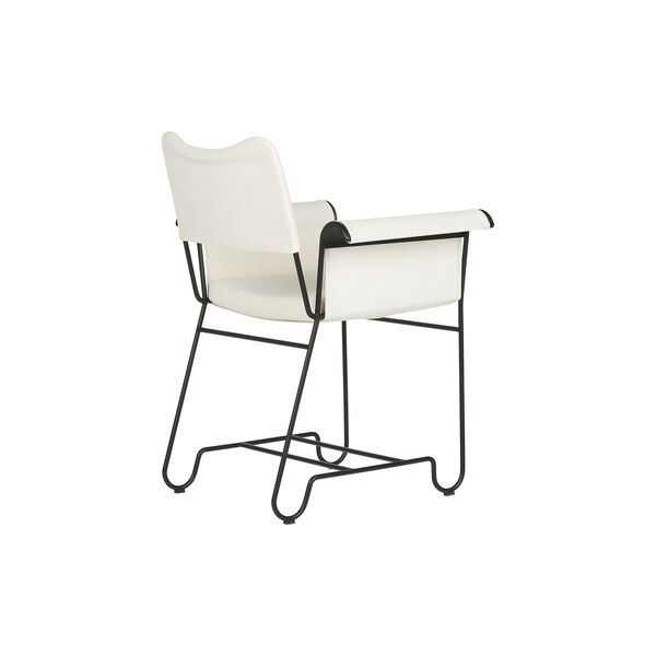 Tropique Dining Chair without Fringes, white/classic black, GUBI