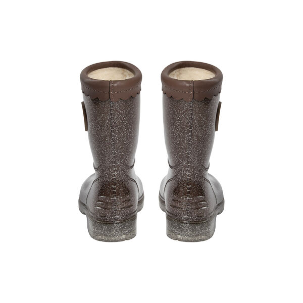 MellyKB Rubber Boot w. Lining, dark brown, Sofie Schnoor