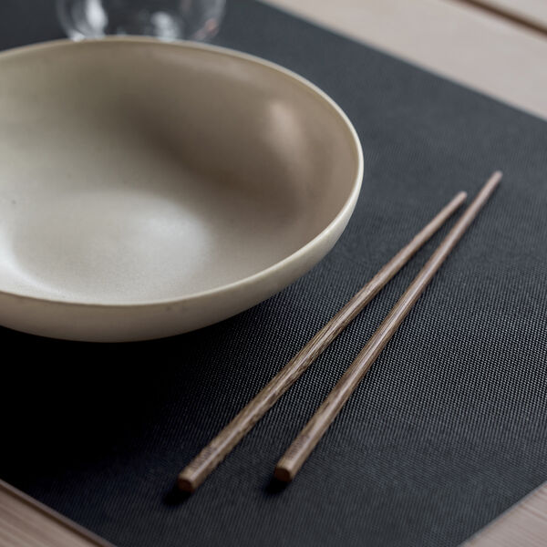 Shoku Bordstablett 4 st, solid black, Villa Collection