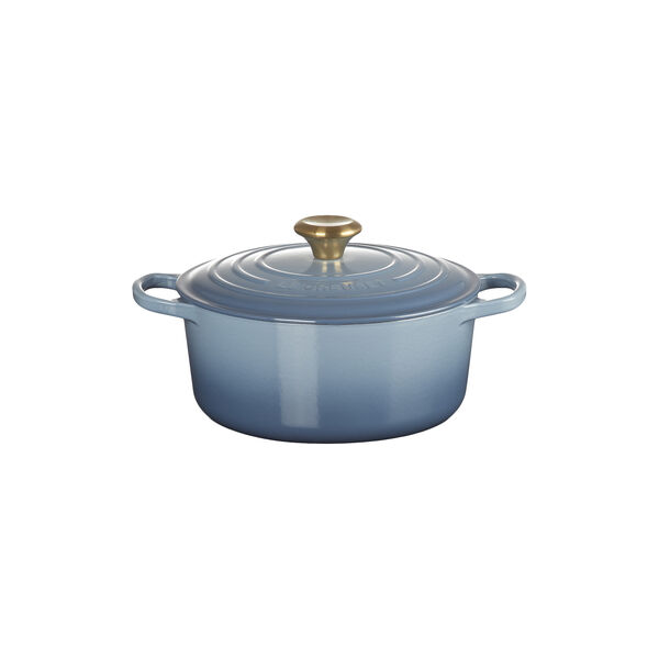 Signature gjutj&auml;rn rund gryta &Oslash; 24 cm, chambray, Le Creuset