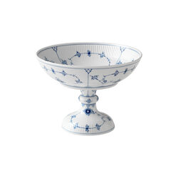 Blue Fluted Plain sk&aring;l p&aring; fot 80 cl, Royal Copenhagen