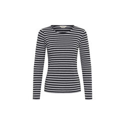 NemajasPW T-Shirt l/s, dark navy stripe, Part Two