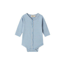 Bruno LS Bodysuit, blue stripe, MarMar Copenhagen