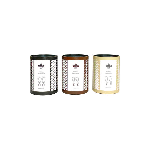 Magnetic Towel holder, black, Nordan Home