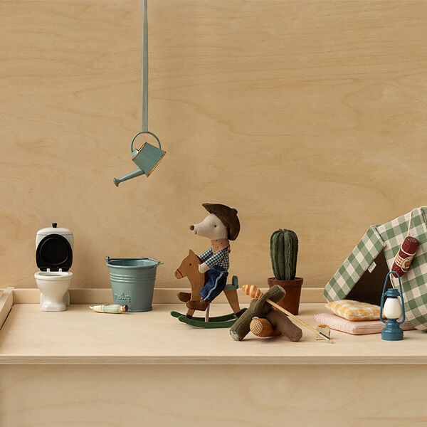 Lillebror cowboymus på gunghäst, Maileg