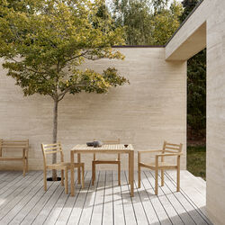 CH AH502 Outdoor Matbordsstol med armst&ouml;d, Carl Hansen & S&oslash;n